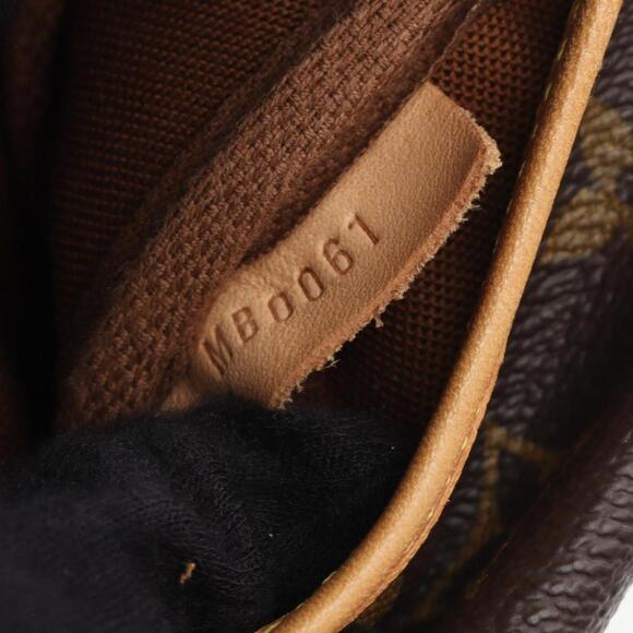 LOUIS VUITTON Brown Monogram Leather Shoulder Bag - Picture 5 of 9